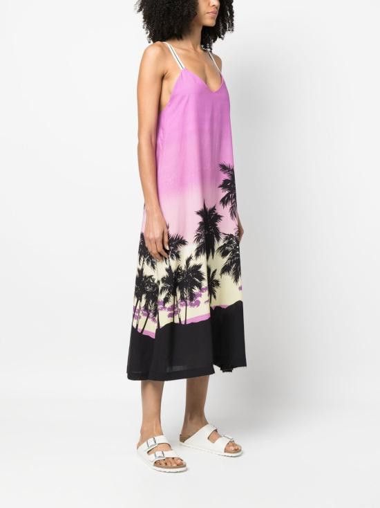 Palm Angels PALM ANGELS Women Short Skirts PWDJ001S23FAB004 3710 Purple Size S / US 4 / IT 40 - 2 Thumbnail
