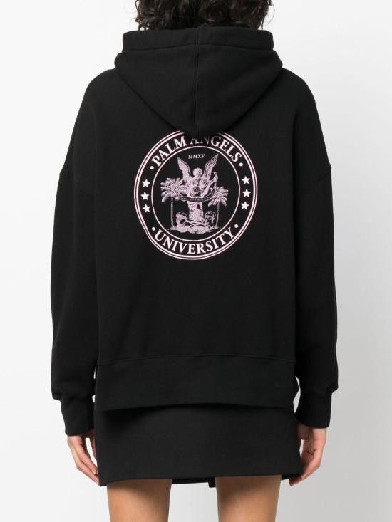 Palm Angels PALM ANGELS Women Hoodies PWBB023S23FLE003 1033 Black Size S / US 4 / IT 40 - 5 Thumbnail