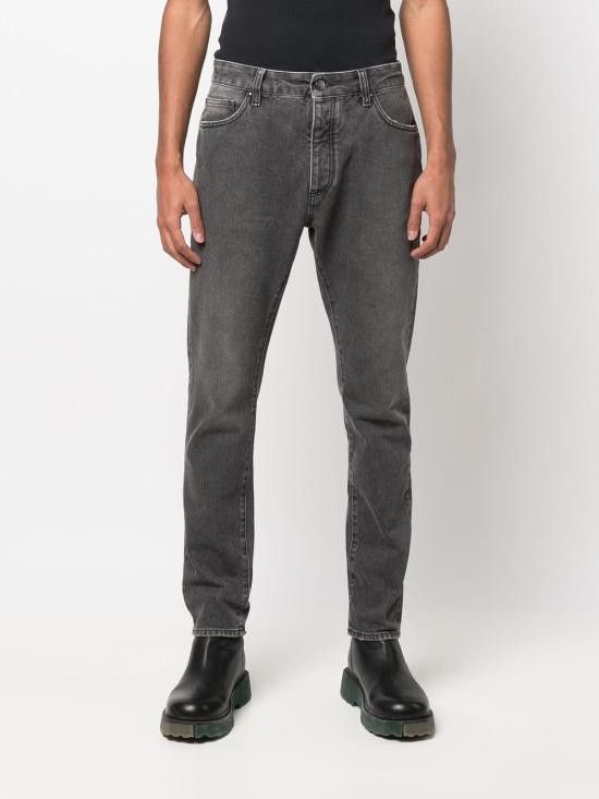 Palm Angels PALM ANGELS Men Denim Pants PMYA012C99DEN001 1001 Black Size US 31 - 3 Thumbnail