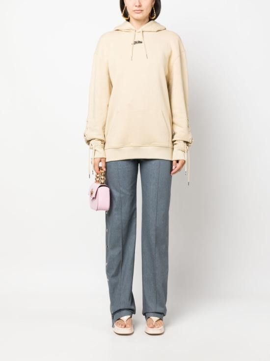 Jean Paul Gaultier JEAN PAUL GAULTIER Women Hoodies SW021B J03368 Beige Size XS / US 0-2 / IT 36-38 - 4 Thumbnail