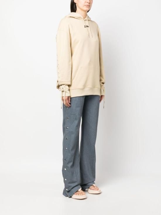 Jean Paul Gaultier JEAN PAUL GAULTIER Women Hoodies SW021B J03368 Beige Size XS / US 0-2 / IT 36-38 - 5 Thumbnail