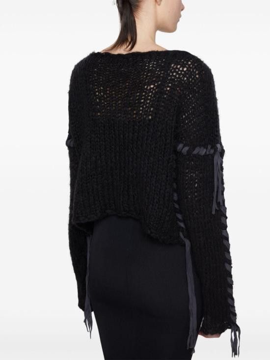 Acne Studios ACNE STUDIOS Women Sweater A60544 900 Black Size XS / US 0-2 / IT 36-38 - 5 Thumbnail