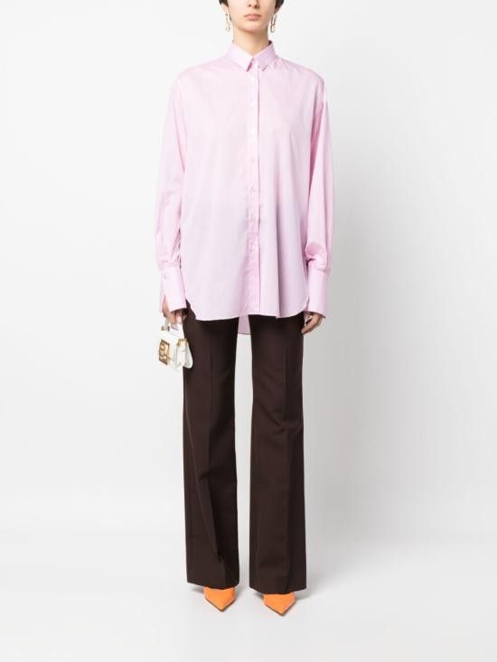 Finamore FINAMORE Women Shirts LIV P311612 Pink Size XS / US 0-2 / IT 36-38 - 3 Thumbnail