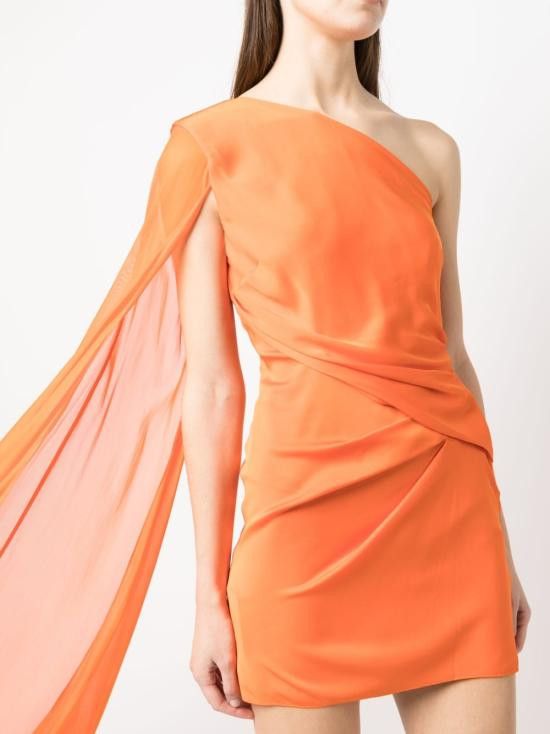 Roland Mouret ROLAND MOURET Women Short Skirts RMSS23017S ORANGE Orange Size S / US 4 / IT 40 - 3 Thumbnail