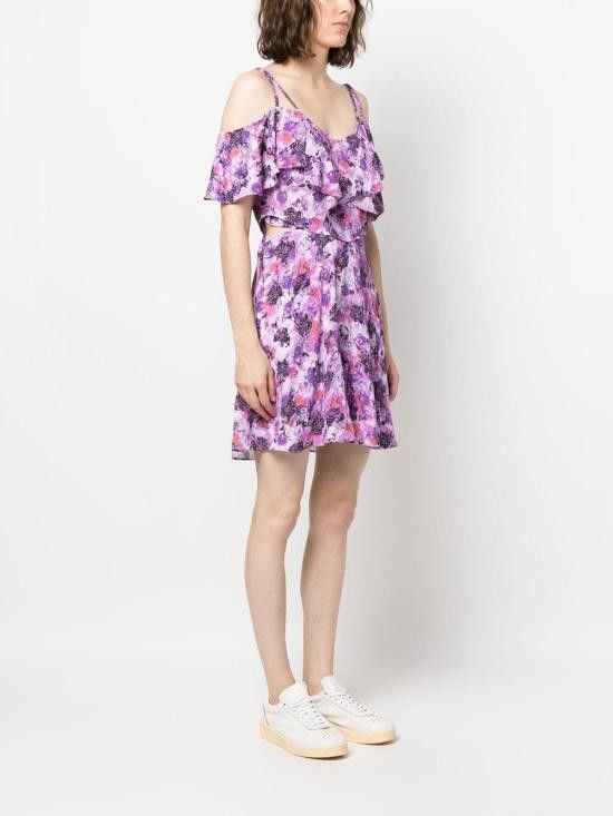 Iro IRO Women Short Skirts MODELI WM33PUR24 Purple Size XS / US 0-2 / IT 36-38 - 2 Thumbnail