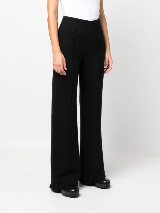 Chloe CHLOE Women Straight Pants CHC22WPA46 069001 Black Size 28" / US 6 / IT 42 - 5 Thumbnail