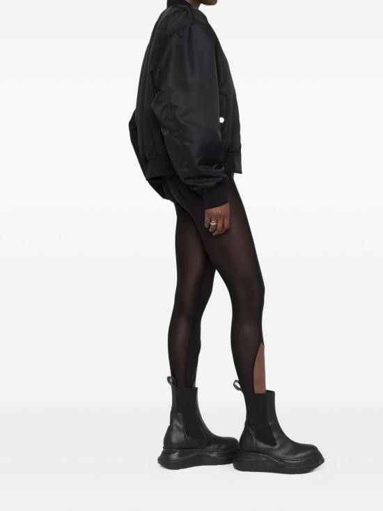 KNWLS KNWLS Women Straight Pants FW22 CELET0 BLACK Black Size 28" / US 6 / IT 42 - 2 Thumbnail