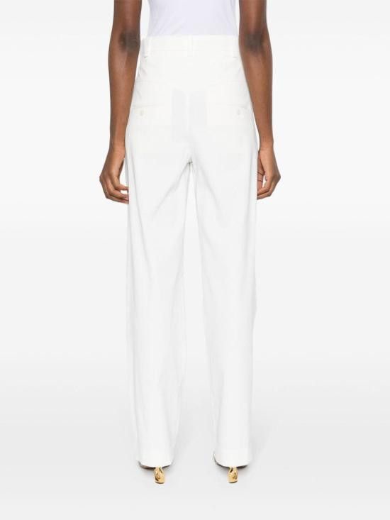Isabel Marant ISABEL MARANT Women Straight Pants PA0270FB B1F04I STAYA20WH White Size 27" / US 4 / IT 40 - 3 Thumbnail