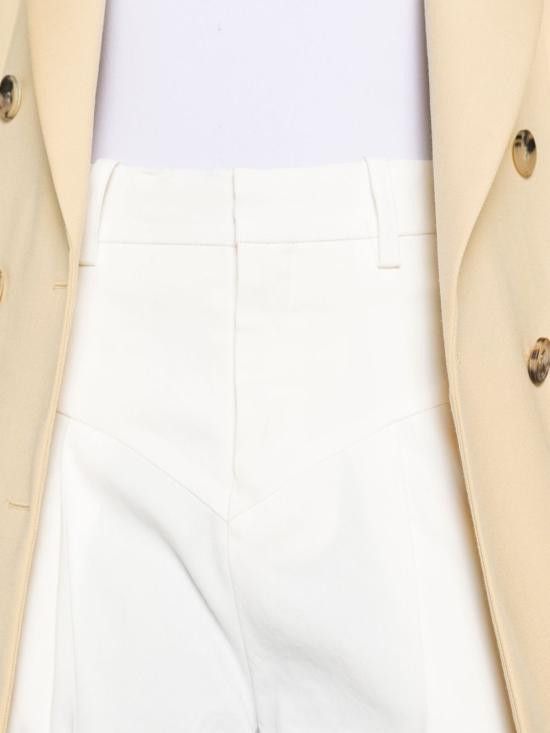 Isabel Marant ISABEL MARANT Women Straight Pants PA0270FB B1F04I STAYA20WH White Size 27" / US 4 / IT 40 - 2 Thumbnail