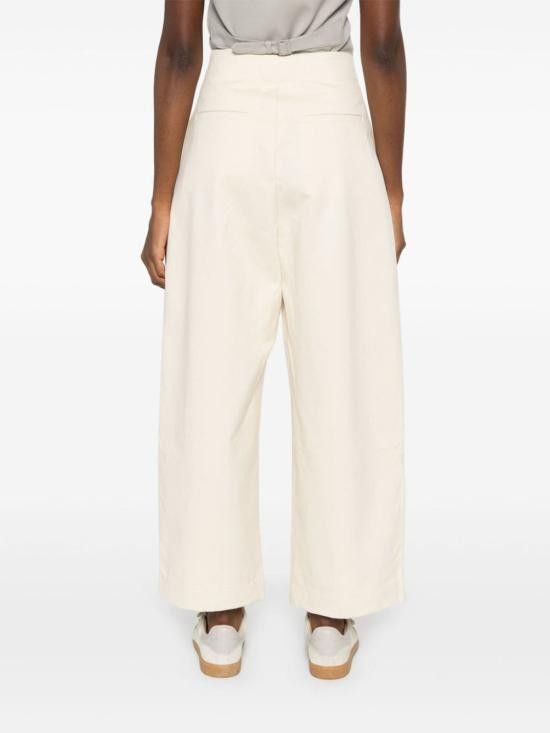 Studio Nicholson STUDIO NICHOLSON Women Straight Pants DORDONISNW 1616CREAM Beige Size 26" / US 2 / IT 38 - 7 Thumbnail