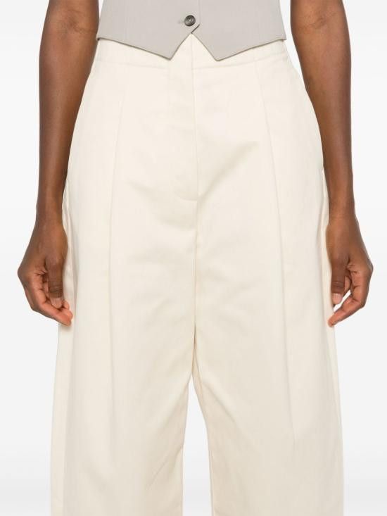 Studio Nicholson STUDIO NICHOLSON Women Straight Pants DORDONISNW 1616CREAM Beige Size 26" / US 2 / IT 38 - 5 Thumbnail