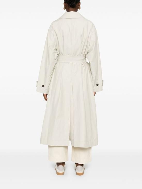Studio Nicholson STUDIO NICHOLSON Women Coats MAWERSNW 1462DOVE White Size S / US 4 / IT 40 - 5 Thumbnail