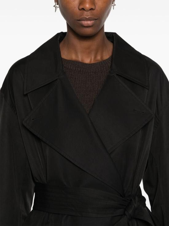 Studio Nicholson STUDIO NICHOLSON Women Coats MAWERSNW 1462BLACKGRAPE Black Size M / US 6-8 / IT 42-44 - 3 Thumbnail