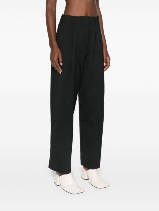 Studio Nicholson STUDIO NICHOLSON Women Straight Pants ANSELLSNW 1370BLACK Black Size 28" / US 6 / IT 42 - 5 Thumbnail