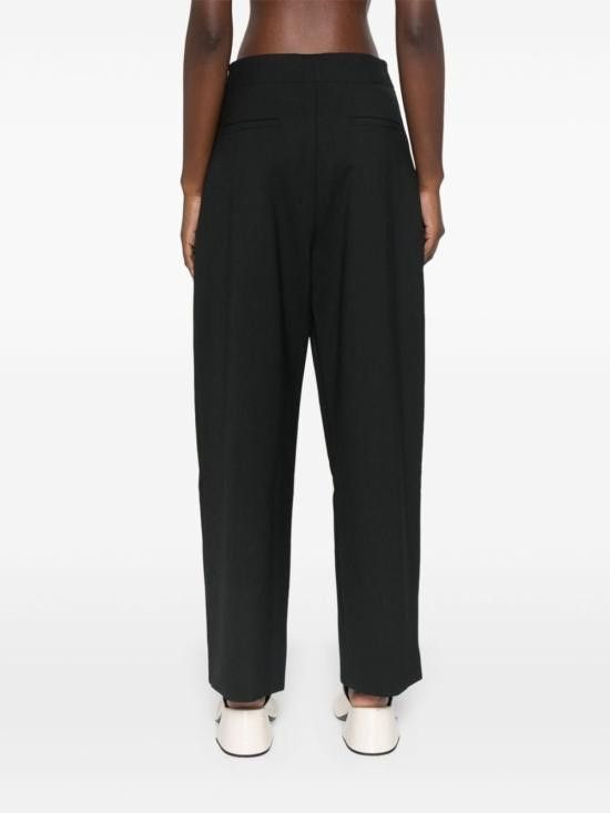 Studio Nicholson STUDIO NICHOLSON Women Straight Pants ANSELLSNW 1370BLACK Black Size 28" / US 6 / IT 42 - 2 Thumbnail