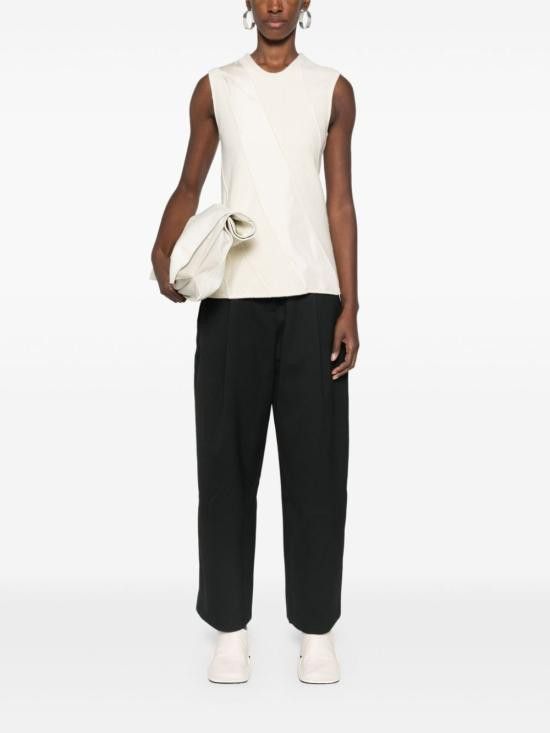 Studio Nicholson STUDIO NICHOLSON Women Straight Pants ANSELLSNW 1370BLACK Black Size 28" / US 6 / IT 42 - 3 Thumbnail