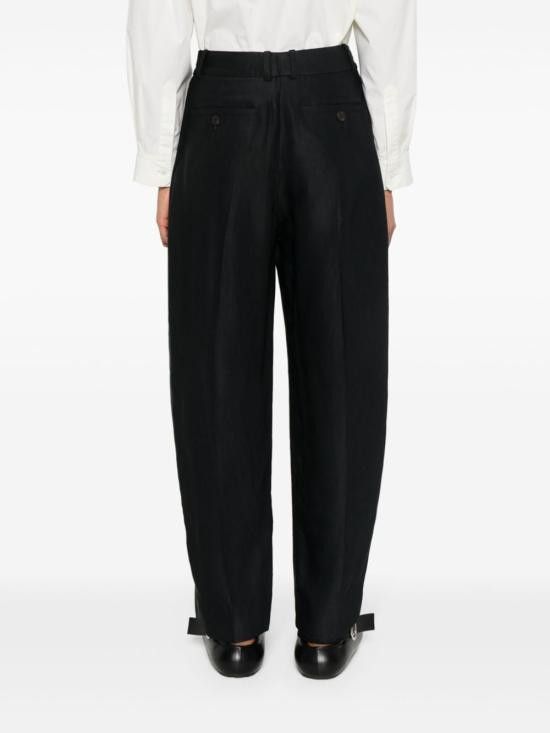 パンツ STUDIO NICHOLSON Women Straight Pants SPERROSNW1367 BLACK Studio Nicholson STUDIO NICHOLSON Women Straight Pants