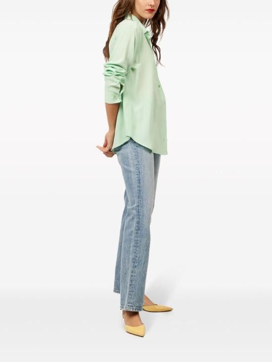 Equipment EQUIPMENT Women Shirts Q23E900 GREENASH Green Size M / US 6-8 / IT 42-44 - 4 Thumbnail