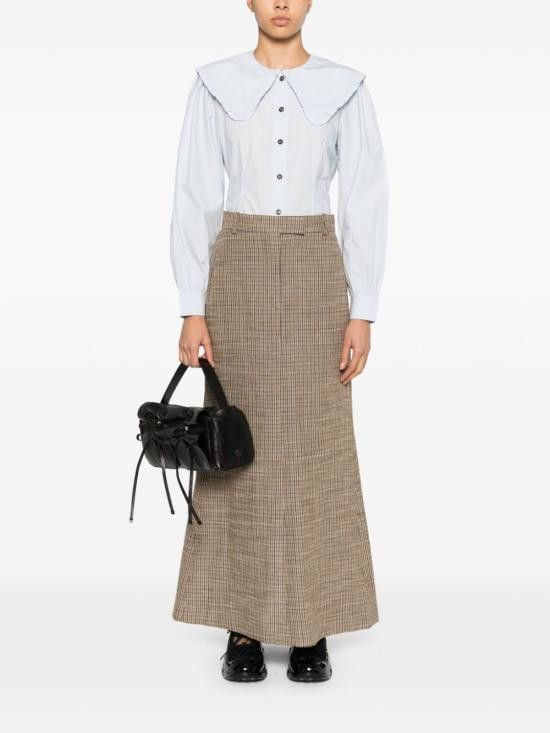 Ganni GANNI Women Shirts F8638 694 White Size XS / US 0-2 / IT 36-38 - 5 Thumbnail