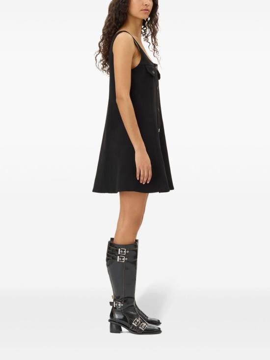 Ganni GANNI Women Short Skirts W0187 099 Black Size XS / US 0-2 / IT 36-38 - 3 Thumbnail