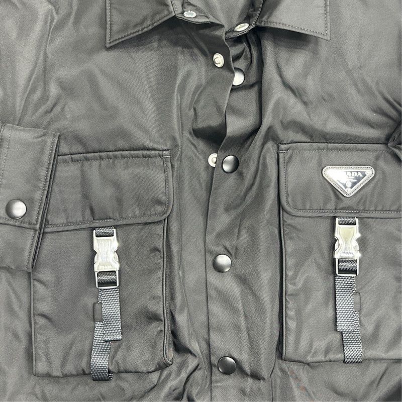 Prada Prada Black Long Sleeve Button-Up Shirt Size US L / EU 52-54 / 3 - 2 Thumbnail