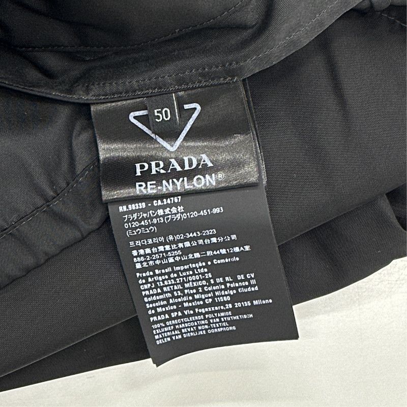 Prada Prada SS21 Logo Zip Long Sleeve Jacket Size US L / EU 52-54 / 3 - 3 Thumbnail