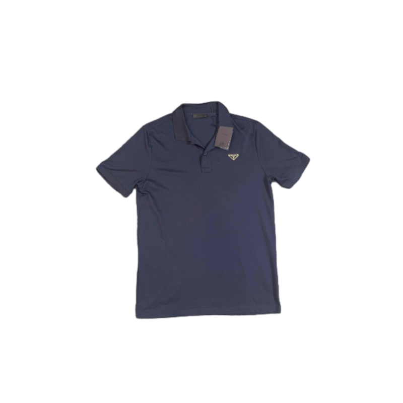 Prada Prada Stylish Casual Polo Shirt Navy Blue Size US L / EU 52-54 / 3 - 23 Thumbnail