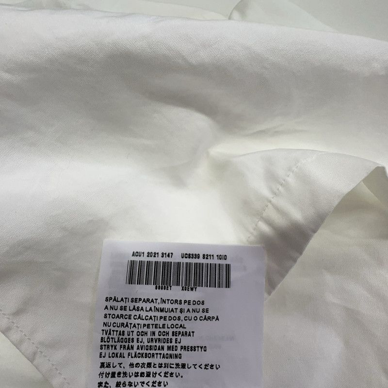 Prada Prada White Letter Print Short Sleeve Shirt Size US L / EU 52-54 / 3 - 5 Thumbnail