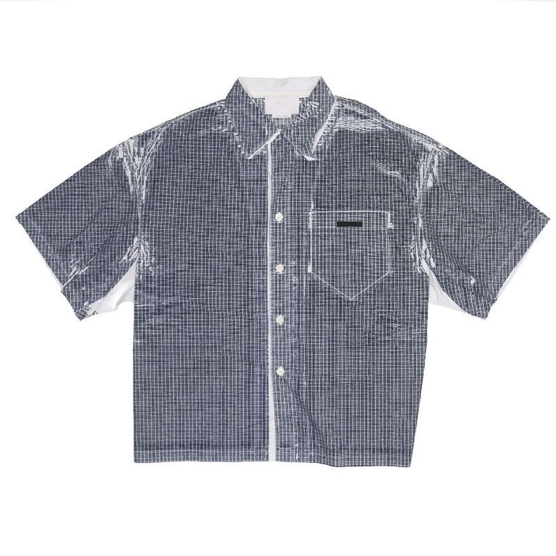 Prada Prada Casual Short Sleeve Button-Up Shirt Size US XXL / EU 58 / 5 - 6 Thumbnail