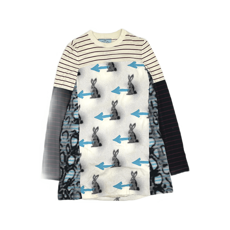 Prada Prada Casual Long Sleeve T-shirt Size US S / EU 44-46 / 1 - 2 Thumbnail