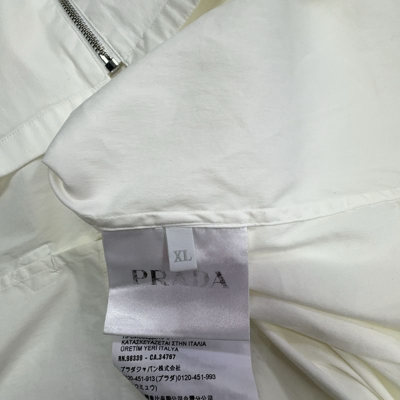 Prada Prada SS21 Logo Zip Short Sleeve Shirt Size US XL / EU 56 / 4 - 9 Thumbnail