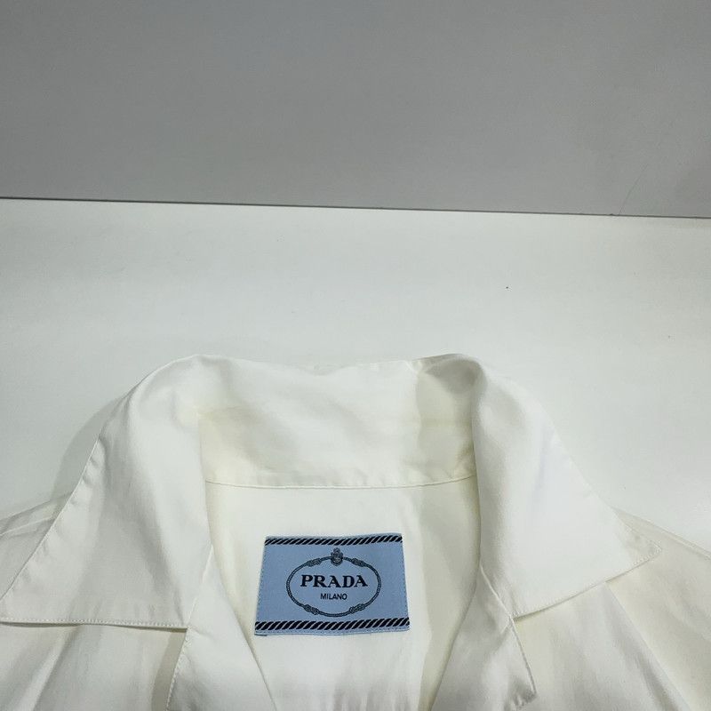 Prada Prada SS21 Logo Zip Short Sleeve Shirt Size US XL / EU 56 / 4 - 4 Thumbnail