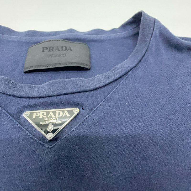 Prada Prada Logo Round Neck Short Sleeve T-Shirt Size US S / EU 44-46 / 1 - 11 Thumbnail