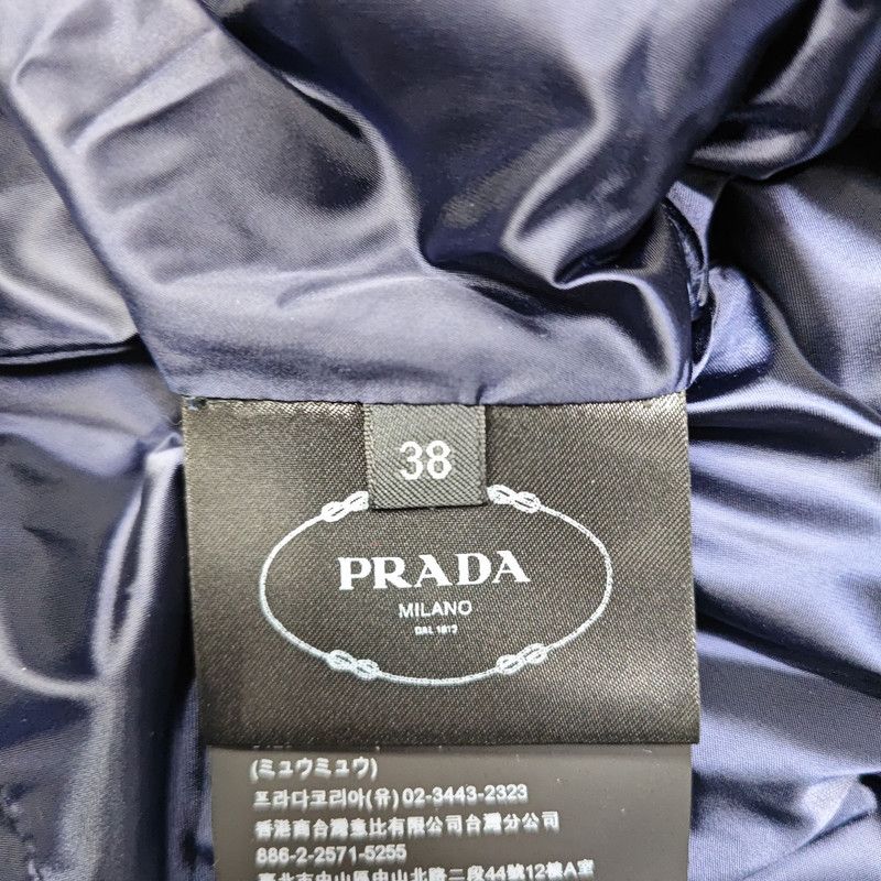 Prada Prada Blue Long Sleeve Zipper Jacket Size US S / EU 44-46 / 1 - 3 Thumbnail