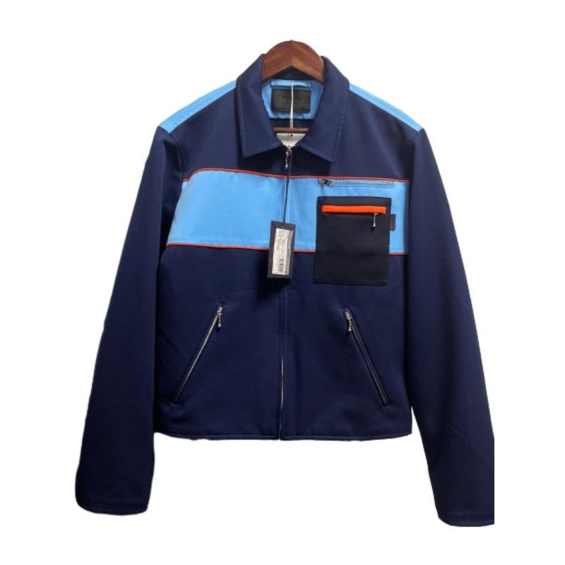 Prada Prada Color-Blocked Long Sleeve Jacket Size US L / EU 52-54 / 3 - 7 Thumbnail