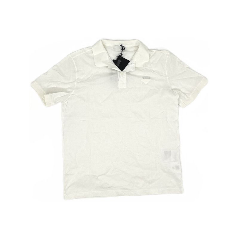 Prada Prada White Casual Polo Shirt for Men Size US L / EU 52-54 / 3 - 7 Thumbnail