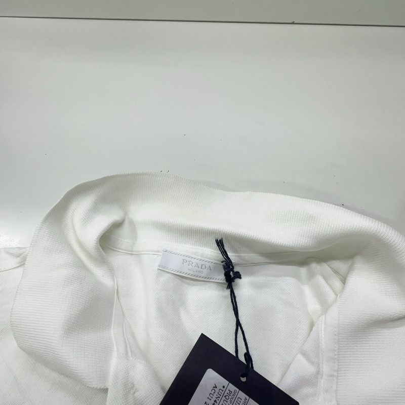 Prada Prada White Casual Polo Shirt for Men Size US L / EU 52-54 / 3 - 11 Thumbnail