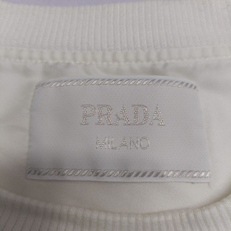 Prada Prada Logo Print Crewneck Sweatshirt for Men Size US L / EU 52-54 / 3 - 3 Thumbnail