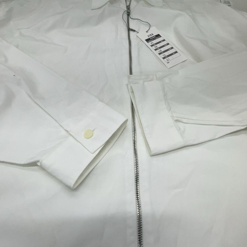 Prada Prada White Metal Triangle Zip Shirt Size US M / EU 48-50 / 2 - 8 Thumbnail