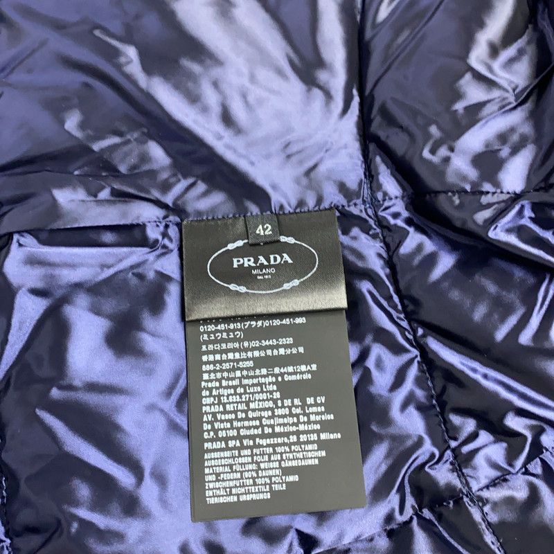 Prada Prada Long Sleeve Zipper Down Jacket with Detachable Hood Size US S / EU 44-46 / 1 - 5 Thumbnail