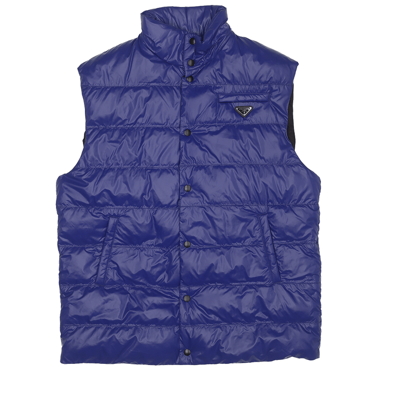 Prada Prada Sleeveless Padded Logo Vest Size US L / EU 52-54 / 3 - 2 Thumbnail