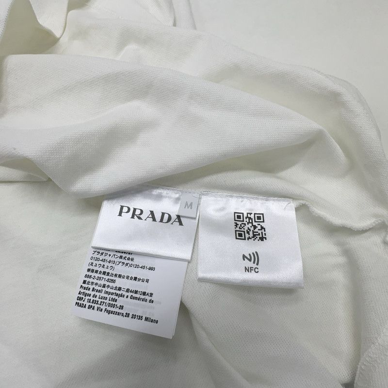 Prada Prada Men's Casual Polo Shirt in White Size US M / EU 48-50 / 2 - 6 Thumbnail
