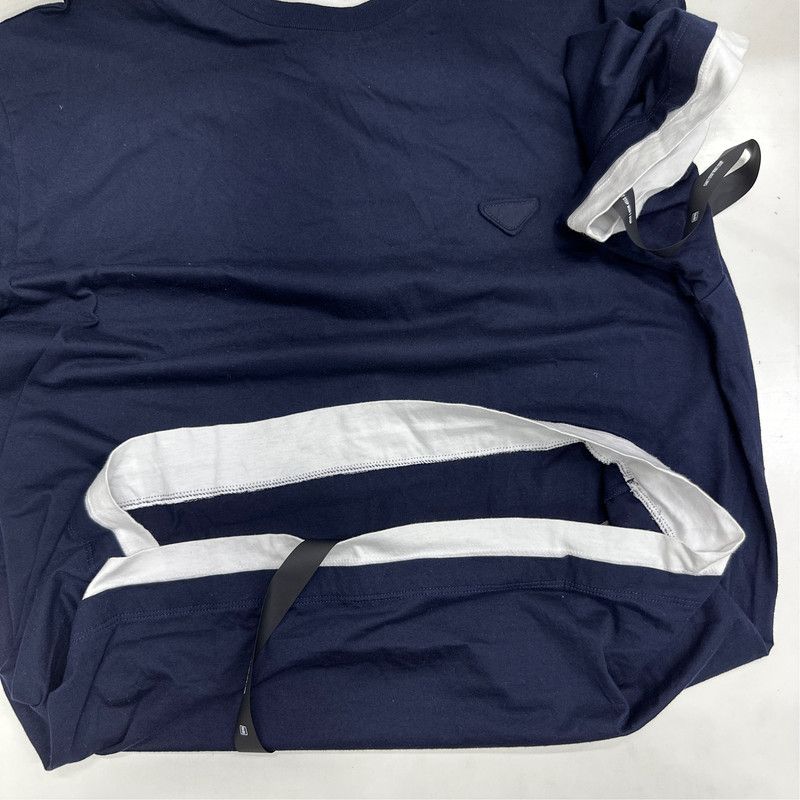 Prada Prada Logo Loose Fit T-Shirt for Men Size US XXL / EU 58 / 5 - 3 Thumbnail