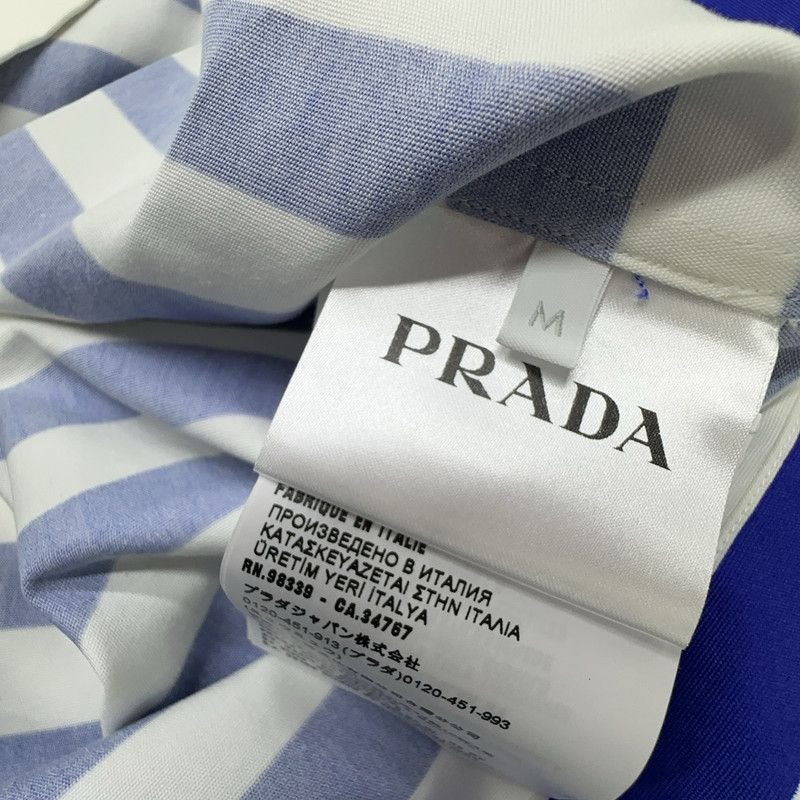 Prada Prada Blue Cartoon Print Short Sleeve Shirt Size US M / EU 48-50 / 2 - 3 Thumbnail