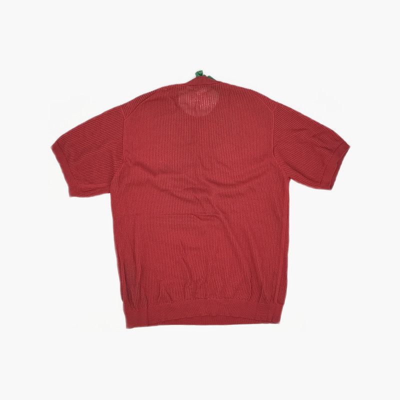 Prada Prada SS22 Red Embroidered Knit Sweater Size US XL / EU 56 / 4 - 2 Thumbnail