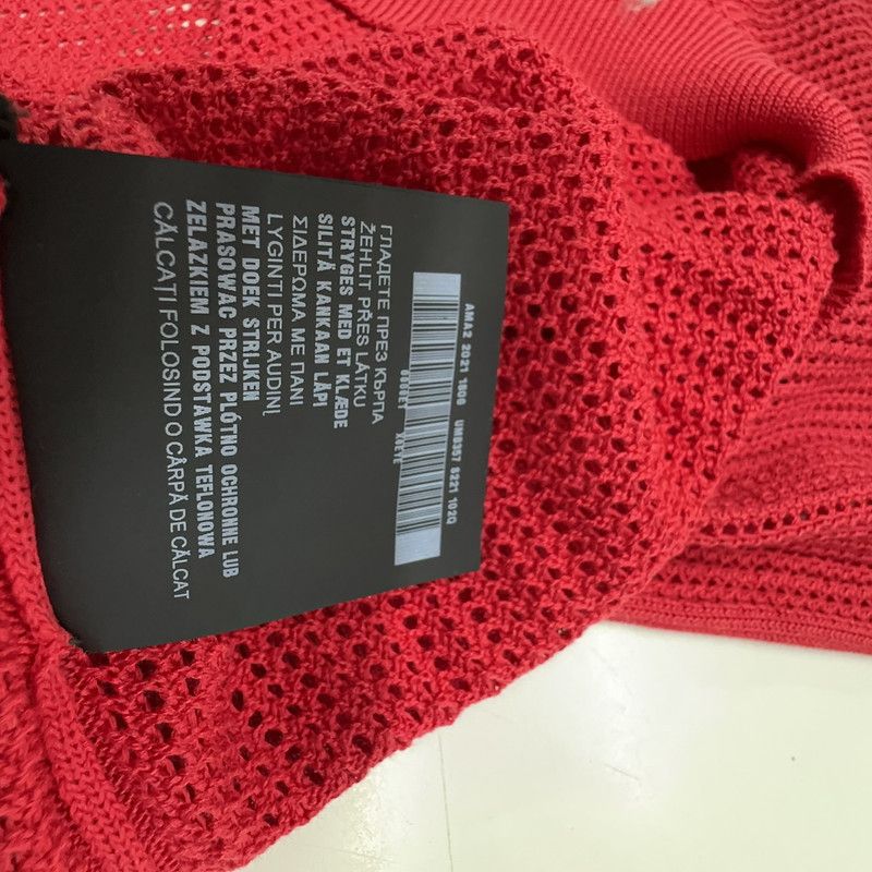 Prada Prada SS22 Red Embroidered Knit Sweater Size US XL / EU 56 / 4 - 3 Thumbnail
