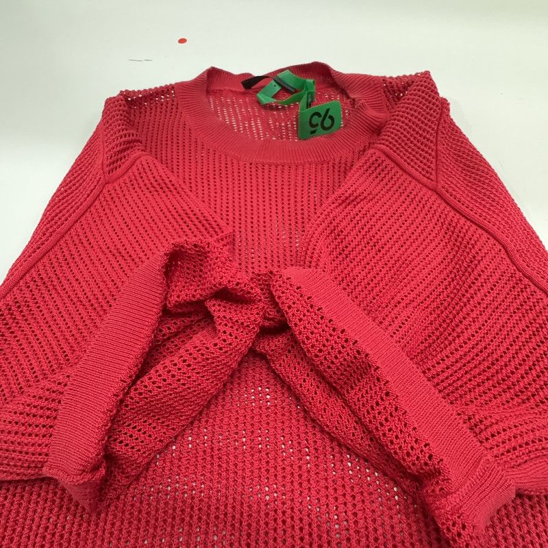 Prada Prada SS22 Red Embroidered Knit Sweater Size US XL / EU 56 / 4 - 4 Thumbnail