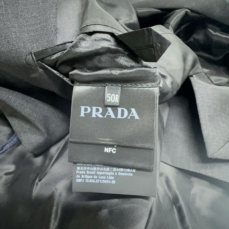Prada Prada Classic Casual Black Blazer Size US L / EU 52-54 / 3 - 4 Thumbnail