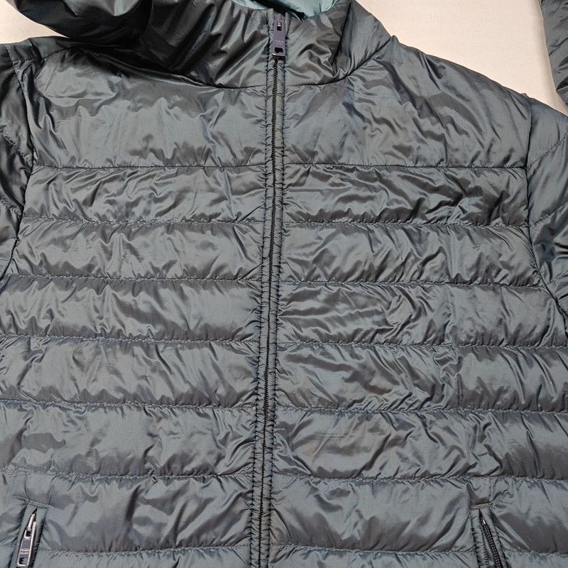 Prada Prada Navy Blue Hooded Puffer Jacket Size US L / EU 52-54 / 3 - 3 Thumbnail