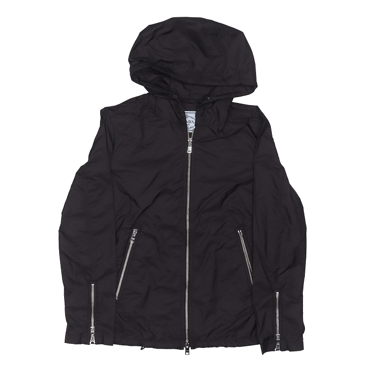 Prada Prada Solid Color Hooded Casual Jacket Size US S / EU 44-46 / 1 - 2 Thumbnail